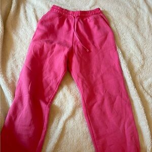 Zara pink sweatpants